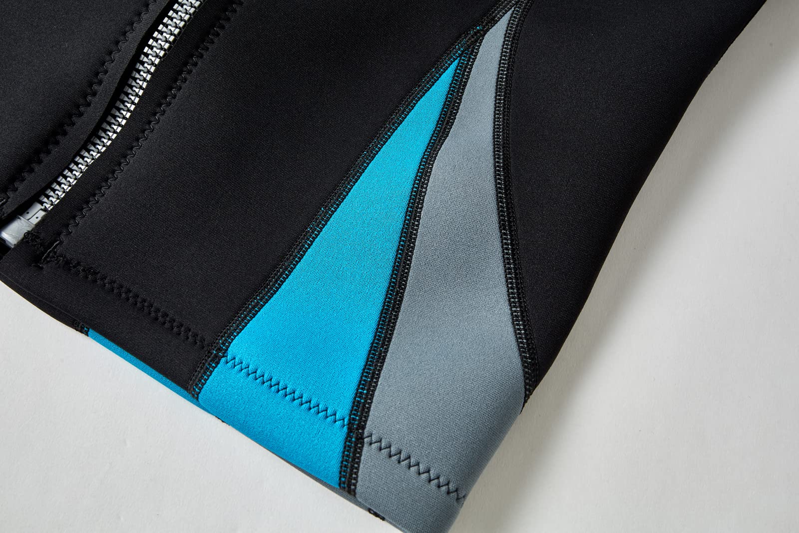 Chaqueta de neopreno para mujer, 2 mm con cremallera frontal de neopreno, manga larga, para surf, natación, buceo, trajes húmedos