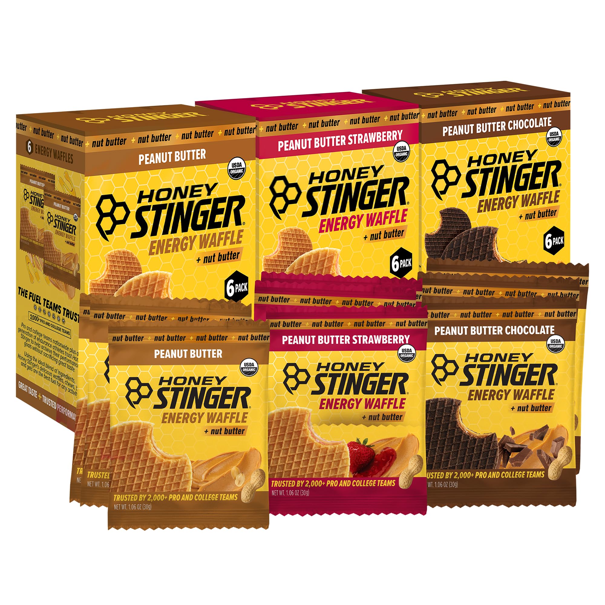 Honey Stinger Performance Fuel Sampler Pack, Gluten Free, for Exercise, Running and Performance, Sports Nutrition for Home & Gym, Pre and Mid Workout, Pack of 13 — Amazon image 23