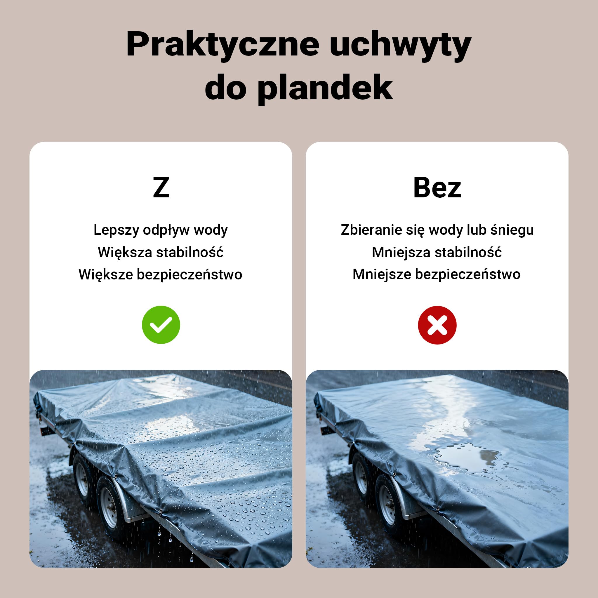 Wiltec 3x Uchwyt do plandeki 108-150 cm do przyczepki, regulowane aluminiowe mocowanie plandek przyczep, napinacze do plandek płaskich