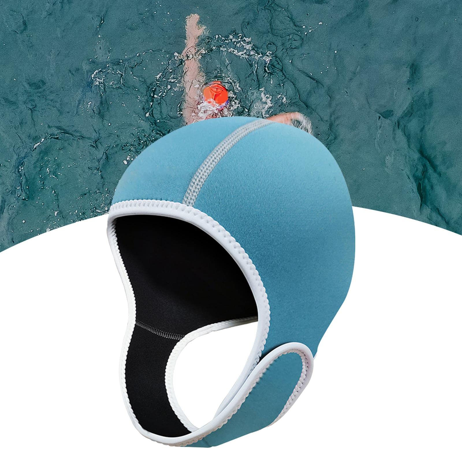 Rockible Bonnet de Plongée 2 mm Néoprène Étanche pour Surf Voile Bleu