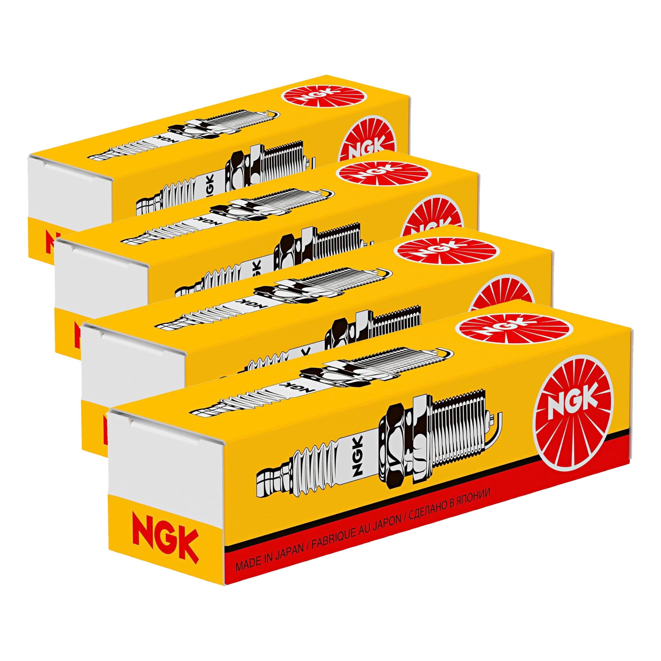 NGK - BOUGIE ALLUMAGE BOITE - LKR6D-10E (Lot de 4)