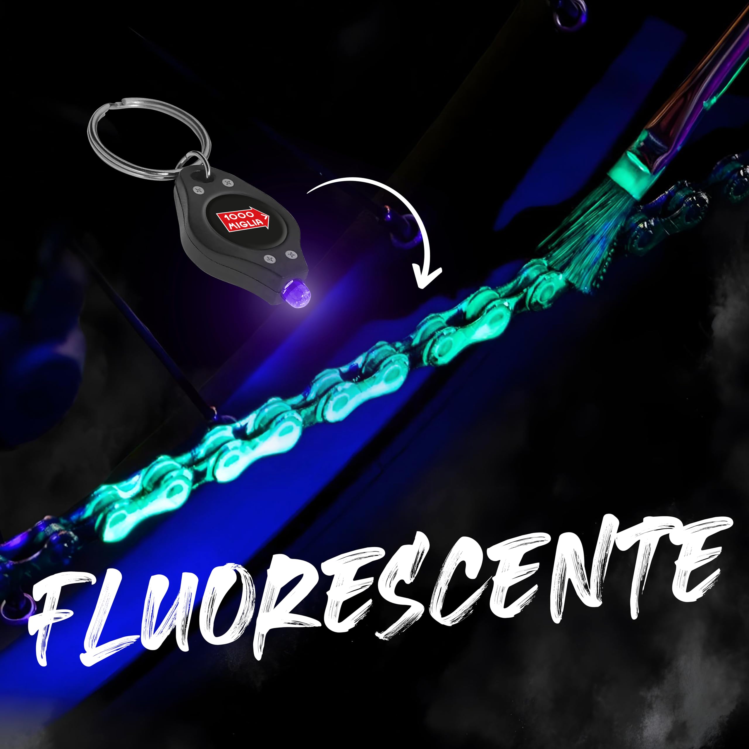 Errecom BKR 3102 Lubricante para cadenas de bicicletas WET- 900 ml, para condiciones húmedas, mojadas y con barro, tarro All-In-One con cepillo incluido