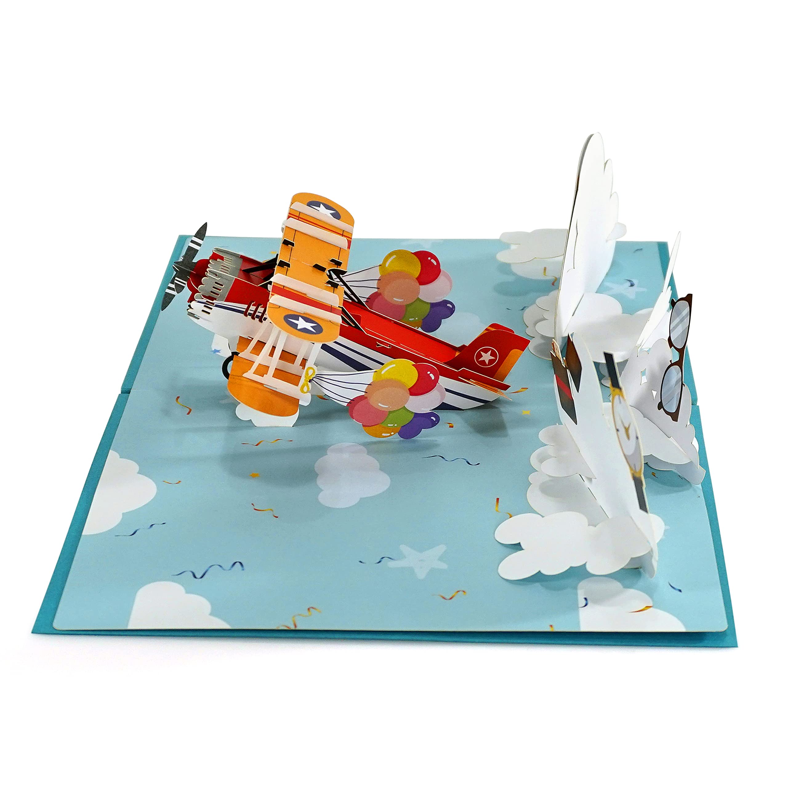Biglietto Auguri 3D Pop-up Liif Per Ciclisti - Per Papà, Marito, Amico - Formato 20x15 Cm Con Busta E Nota