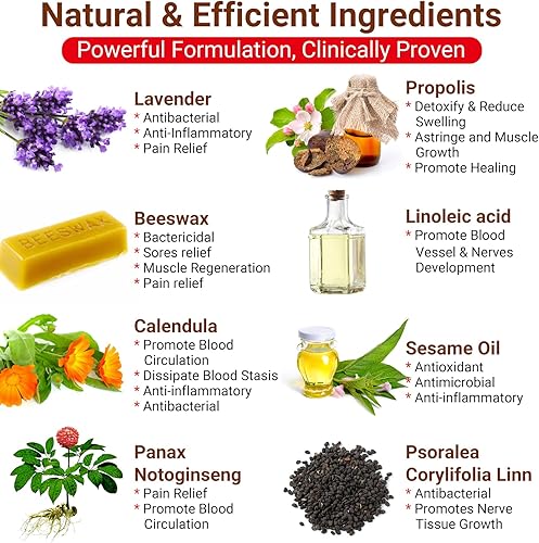 Miniatura 6 de LMNOOP Bed Sore Cream, Wound Healing Ointment Skin Repair Treatment Infection Protection First Aid Ointment for Bedsores & Pressure Sores Diabetic