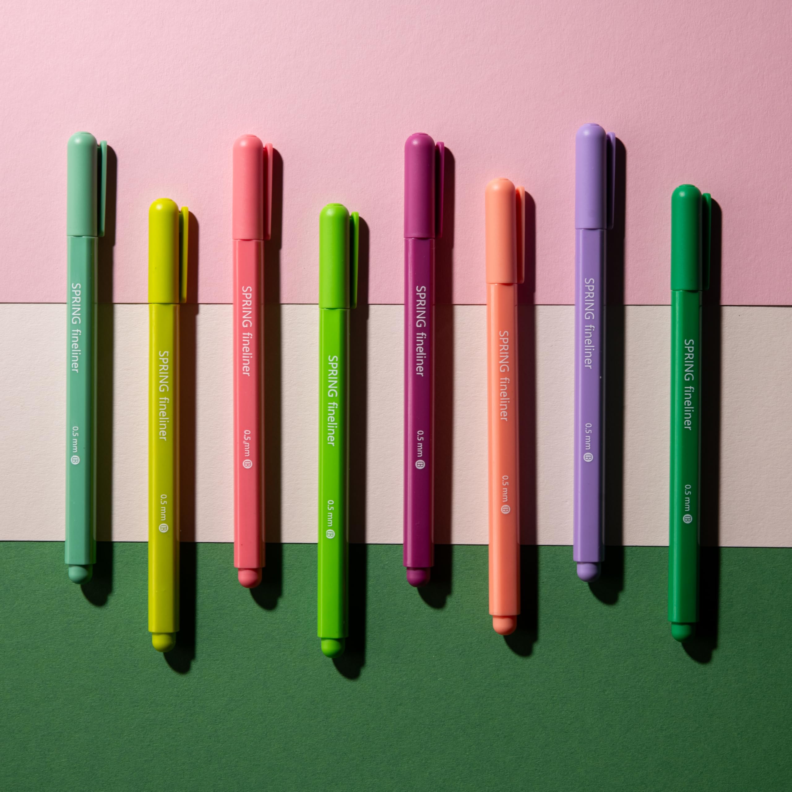 DIVERSEBEE Gel Ink Pens 5 Pack - 0.5mm Fine Tip, No Bleed Through For Bible Journaling, Assorted Colors - View #9