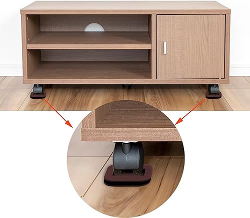 Miniatura 2 de Paquete de 5 protectores de fieltro para patas de silla, almohadilla para preservar muebles de madera dura para evitar deslizamientos, evitar