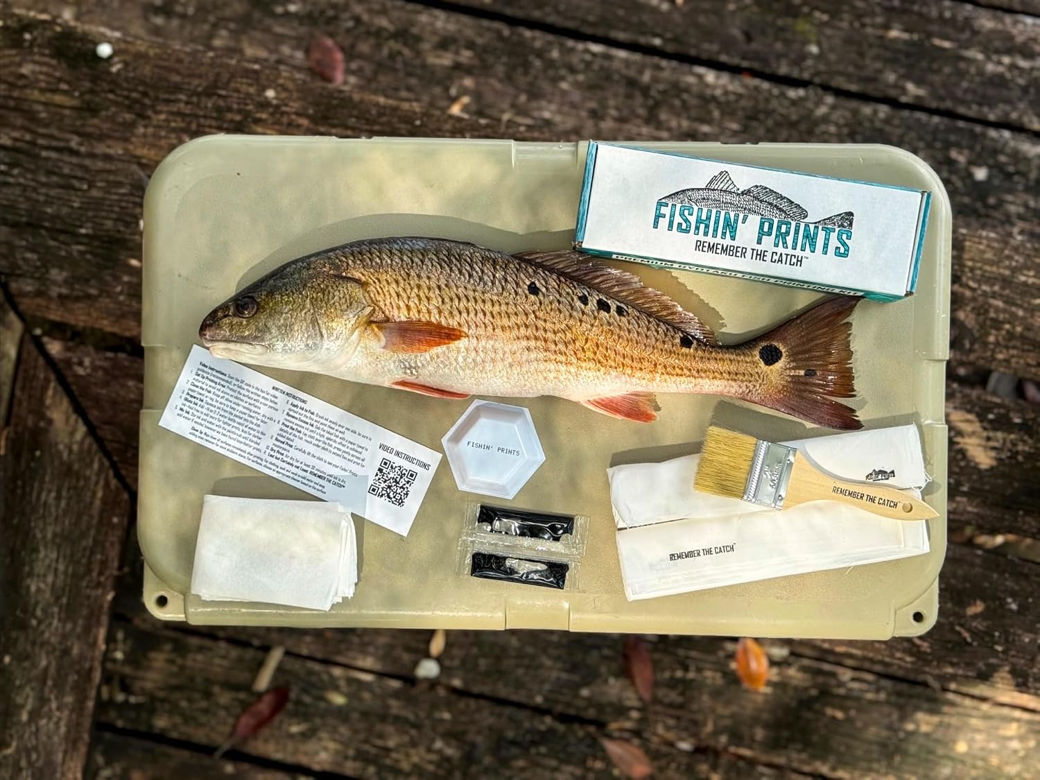 Fishin' Prints DIY Gyotaku Fish Printing Kit (36X18 Inches)