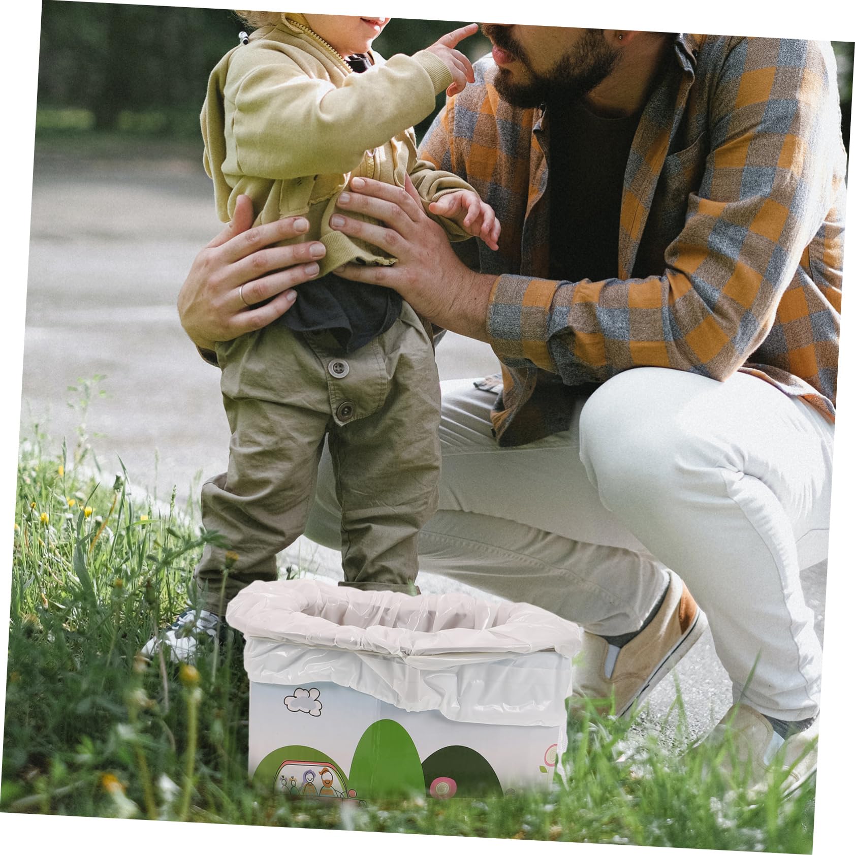 NOLITOY 1 Set Urinal fold aldult Portable car Toilet Camping Potty Toilet Potty Toilet Camping Supplies Portable Paper Toilet Station Wagon Household Toilet