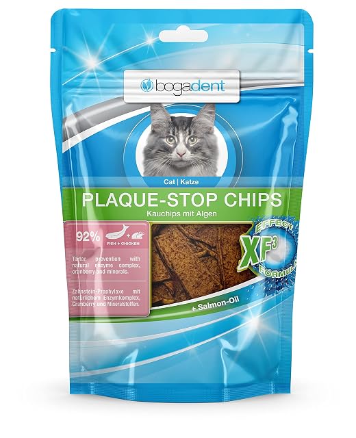 Bogadent - Patatas Fritas de Pescado para Gatos, 50 g, Unidad Individual