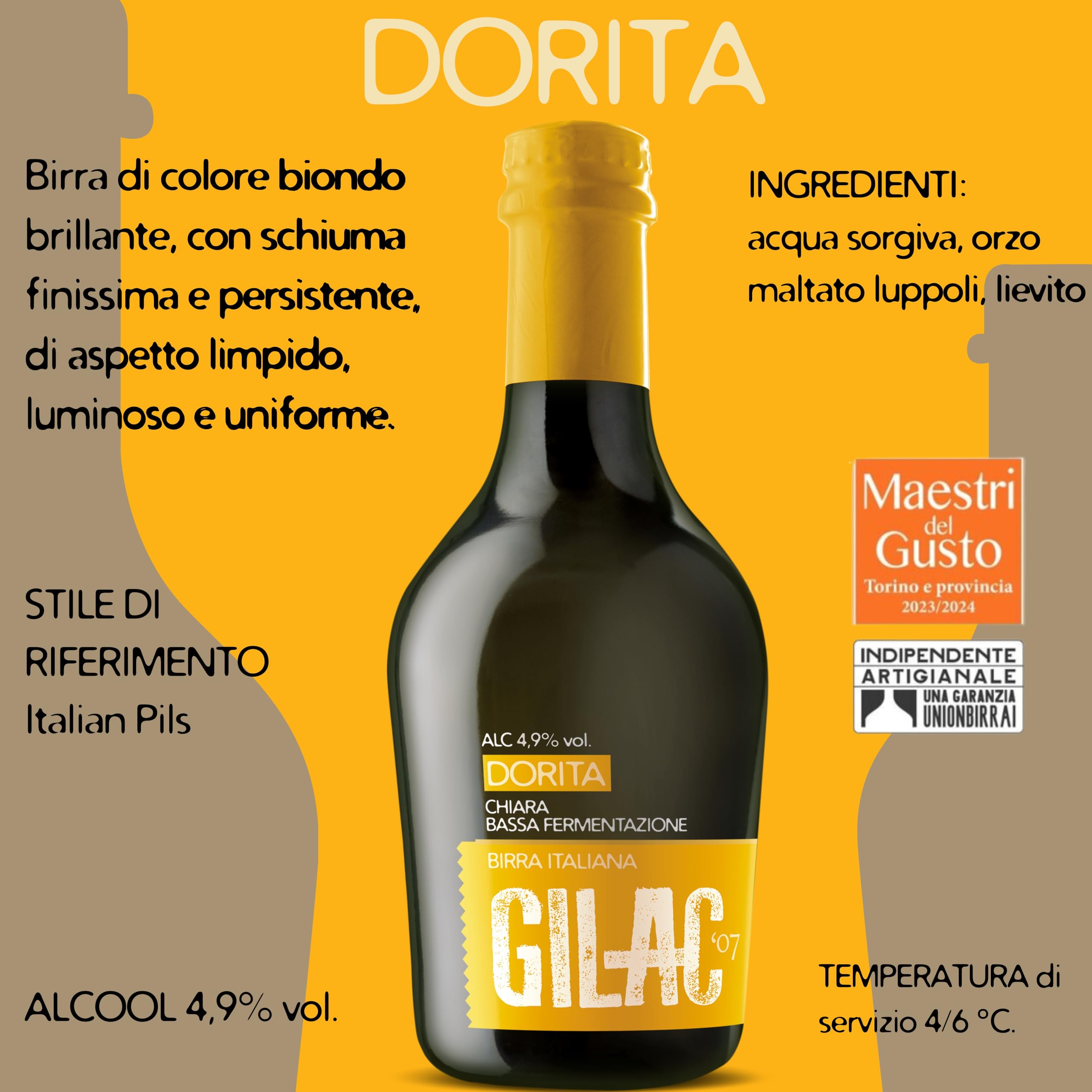 Birre artigianali confezione regalo Totem 5 bottiglie da 33cl, Birra artigianale Italiana di alta qualità, Degustazione birra selezione premium - Idea regalo