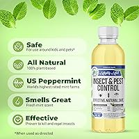 Vista 4 de Mighty Mint Concentrado repelente de insectos de aceite de menta – Control natural de insectos en interiores y exteriores para arañas, hormigas