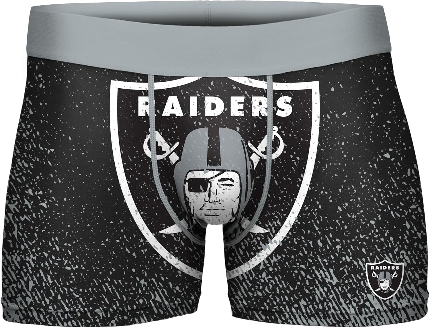 FOCO NFL Men's Officially Licensed Team Color Primary Logo Football Fan Essential Boxer Briefs Underwear