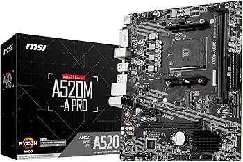 あ*い様 (新品）MSI A520M-A PRO ＋RYZEN 5 5600G Amazon.com: MSI A520M PRO Gaming Motherboard (AMD AM4, DDR4