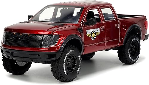Jada Toys Just Trucks 1:24 2011 Ford SVT Raptor - Coche fundido a presión con soporte para neumáticos, juguetes para niños y adultos