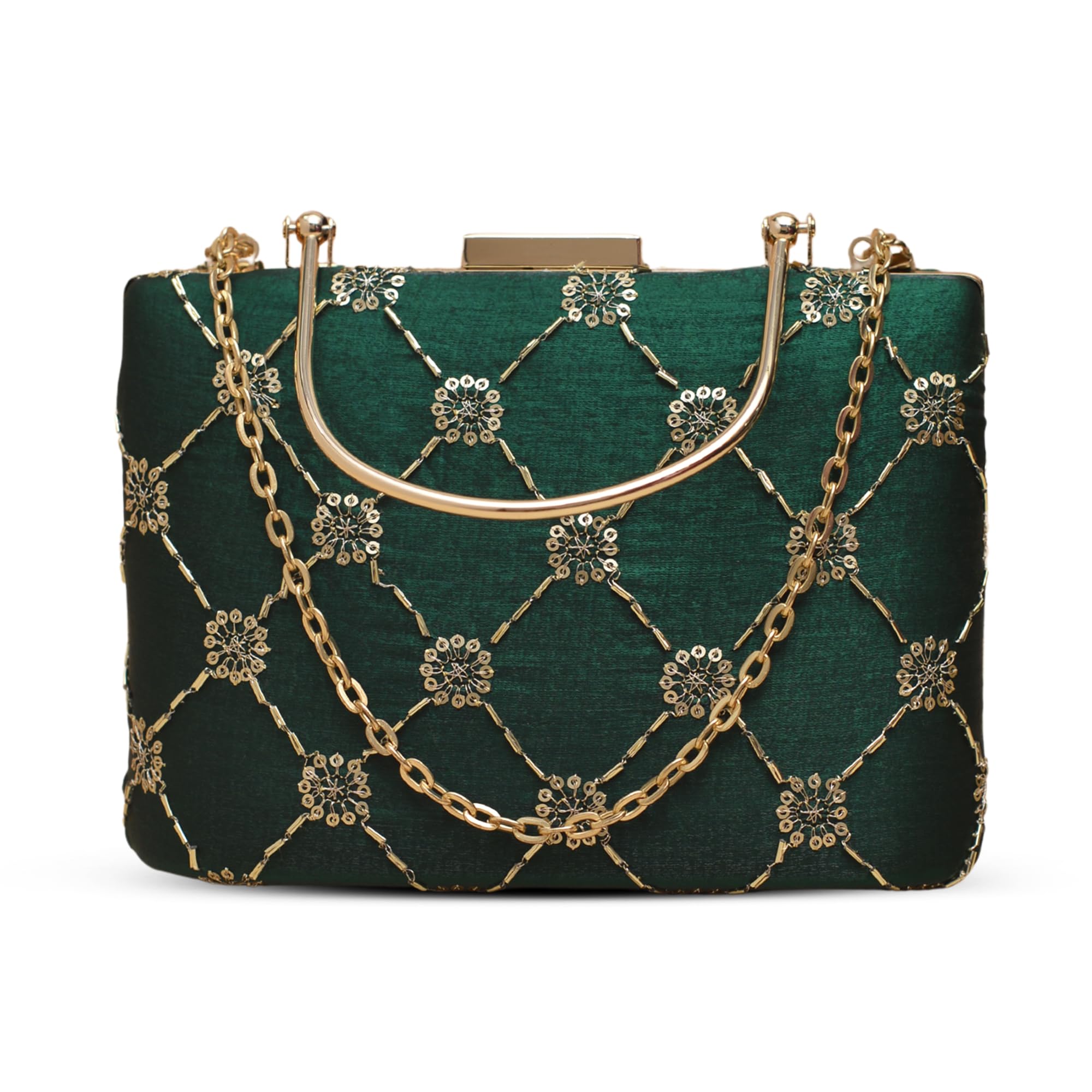 artklim Threadwork Embroidery Clutch Bag for Women with Detachable Strap | Multicolor | wedding clutches for women-picture-46