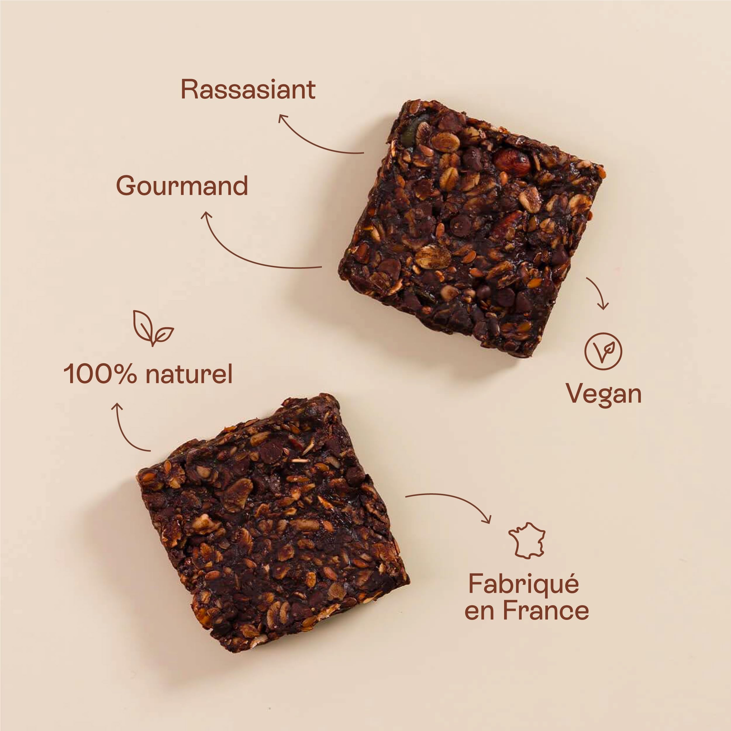 Jolly mama! Lot de 12 Barres Céréales Cho-Chocolat | Snack Boost Allaitement | Fénugrec et DHA Végétal | 100% Vegan et Naturel | Fabriqué en France