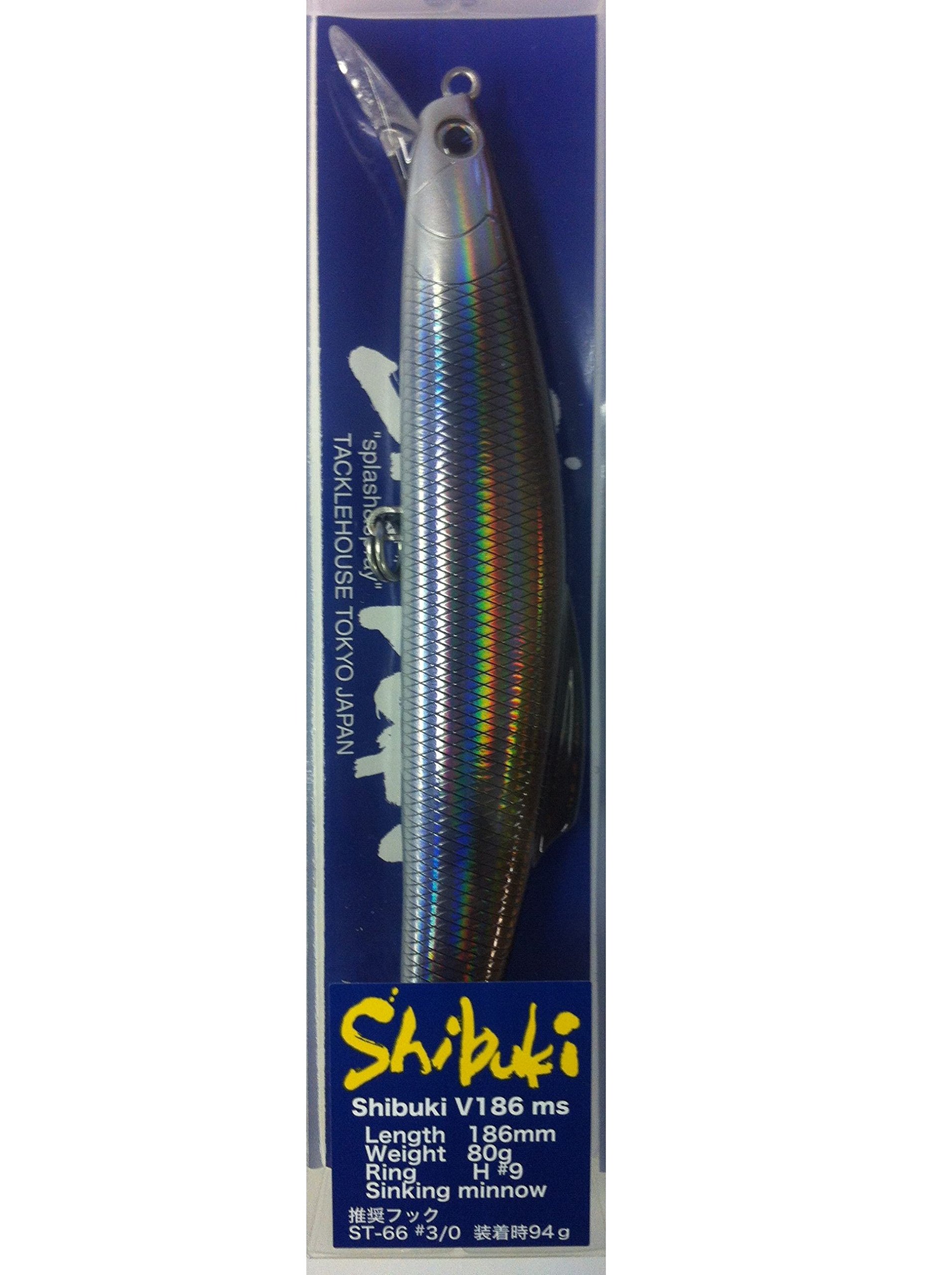 Shibuki V186 ms シンキングミノー 186mm 80g シブキ Amazon.com