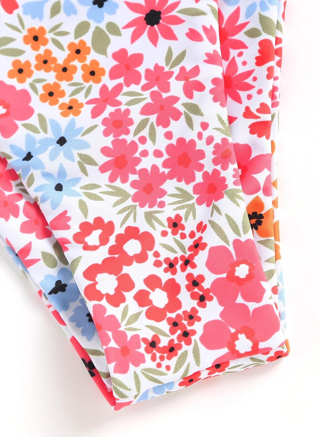 ZAFUL Women's Bandeau Bikini O Ring Strapless Tie Back High Cut Two Piece Swimsuit Bathing Suits - Image 5