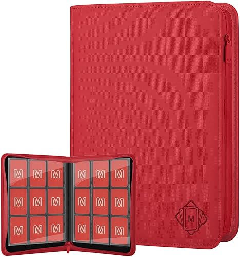 Miniatura 27 de Carpeta de Tarjetas Premium de 16 Bolsillos, Carpeta de Tarjetas de Intercambio Sostiene hasta 1000+ Tarjetas Álbum de Colección de Tarjetas 12