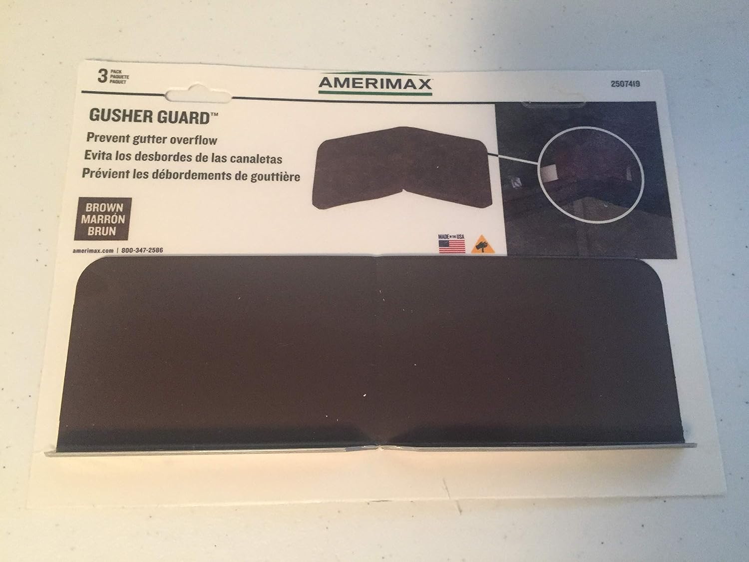 Amerimax Gusher Guard Aluminum Brown 3/Carded : Amazon.in: Home Improvement