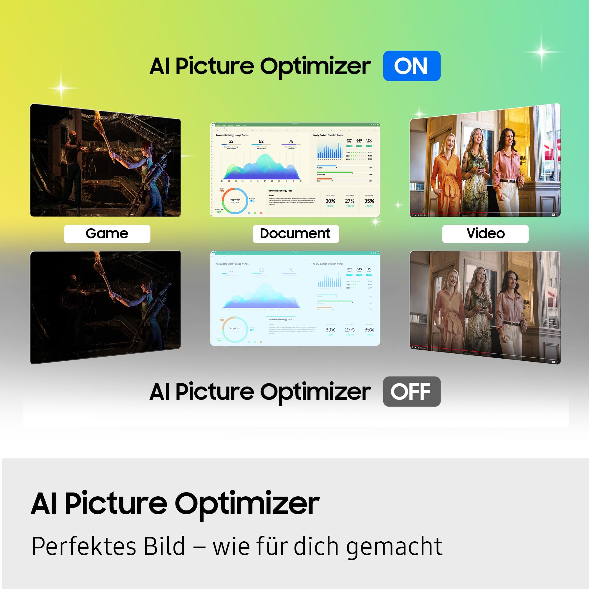 Samsung M70F 32 Zoll 4K Smart AI Monitor VA-Panel 3840x2160 60Hz HDR10 USB-C HDMI