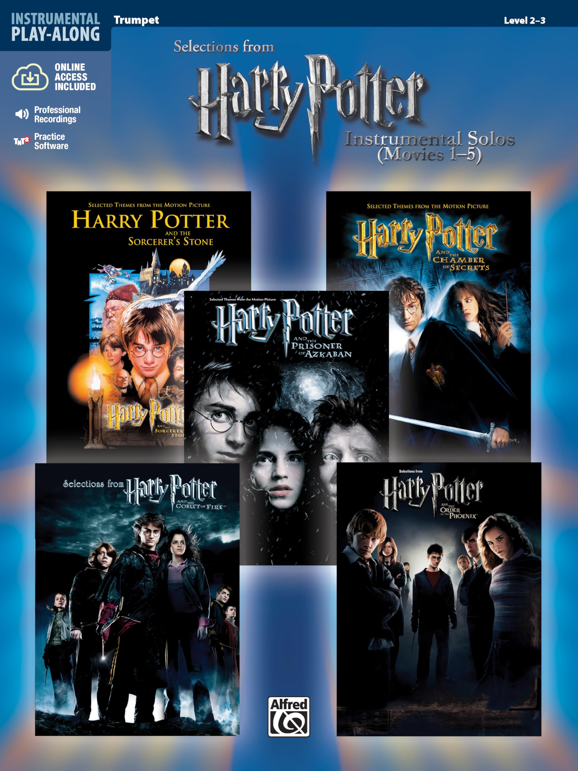 Harry Potter Instrumental Solos (Movies 1-5): Trumpet (Book & CD): Trumpet, Level 2-3