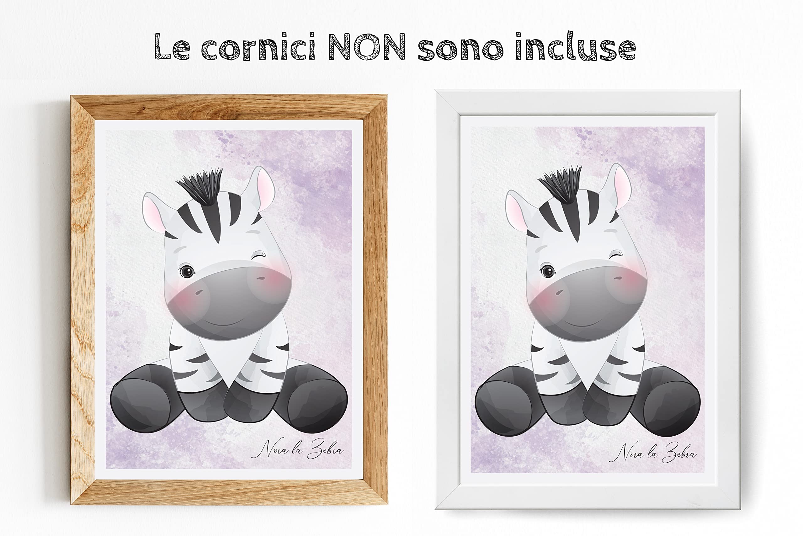 Stampe per Cameretta Bambini 4 Poster di Simpatici Cuccioli