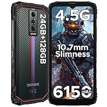 DOOGEE Blade 10 Energy 4.5G Rugged Smartphone, 24GB+128GB, 2TB, Octa-core Telefono Indistruttibile, Android 15, 6150mAh Batteria, 6.56″ HD+ 90Hz, 16MP+8MP, Widevine L1, GPS, Face ID, NFC
