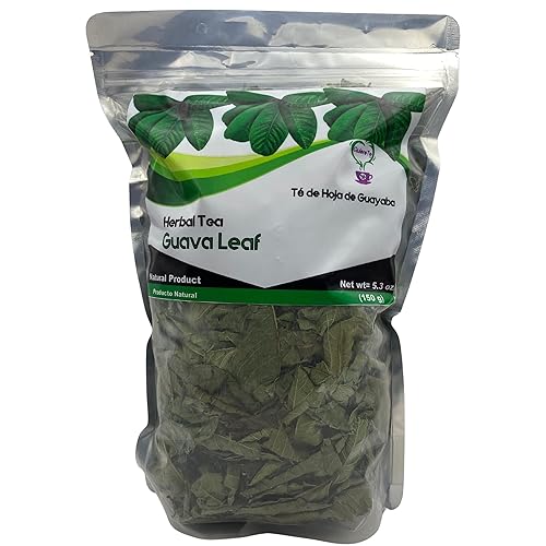 Quiere Te, Hoja de guayaba, 5.3 oz (150 g), hasta 100 tazas, hojas de guayaba entera secas, té hoja de guayaba, guayaba psidio, té de hojas sueltas