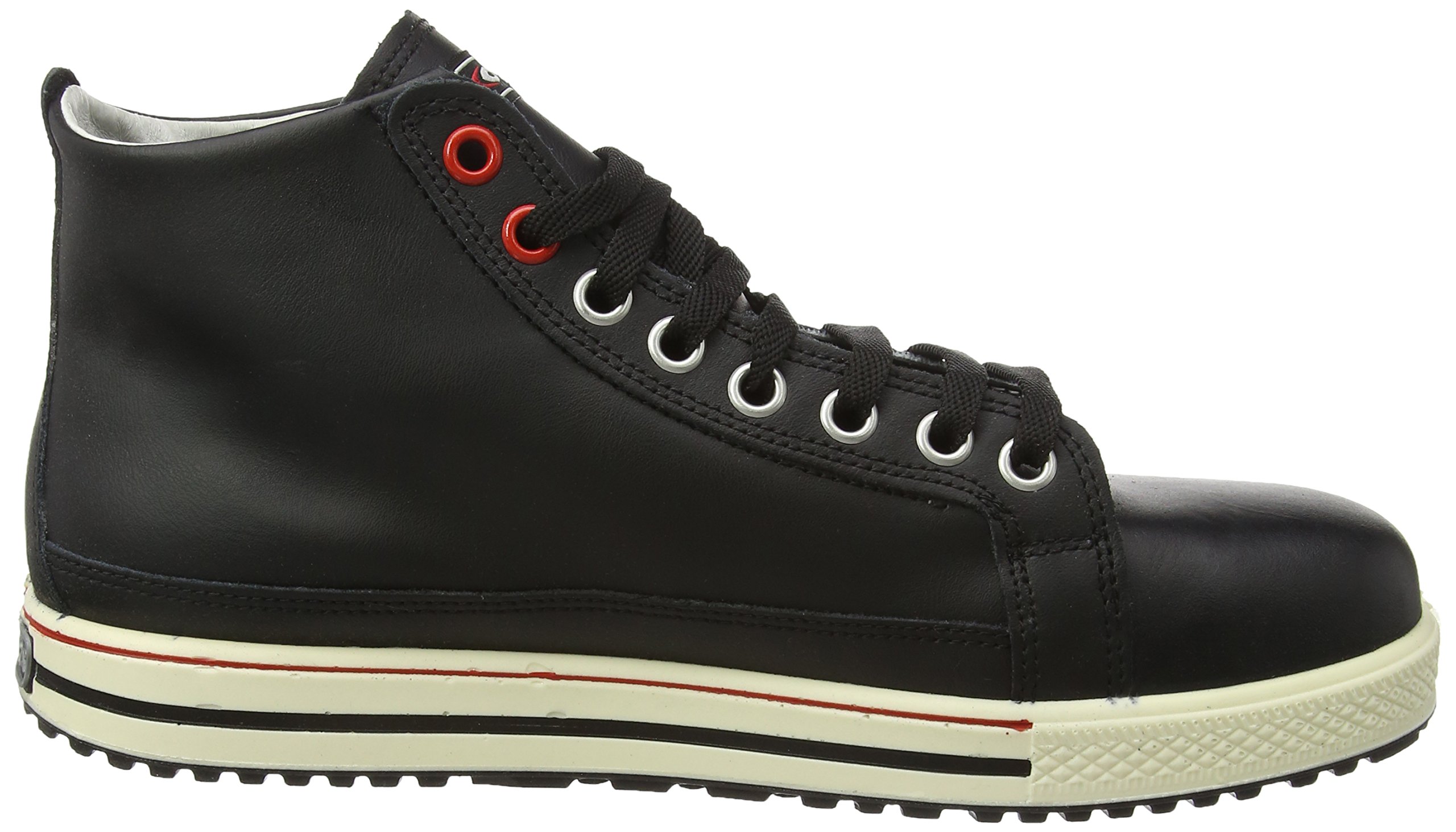 Cofra 35040-001.W42 - Zapatillas de Seguridad (Talla 42, S3 SRC, Color Negro y Blanco)