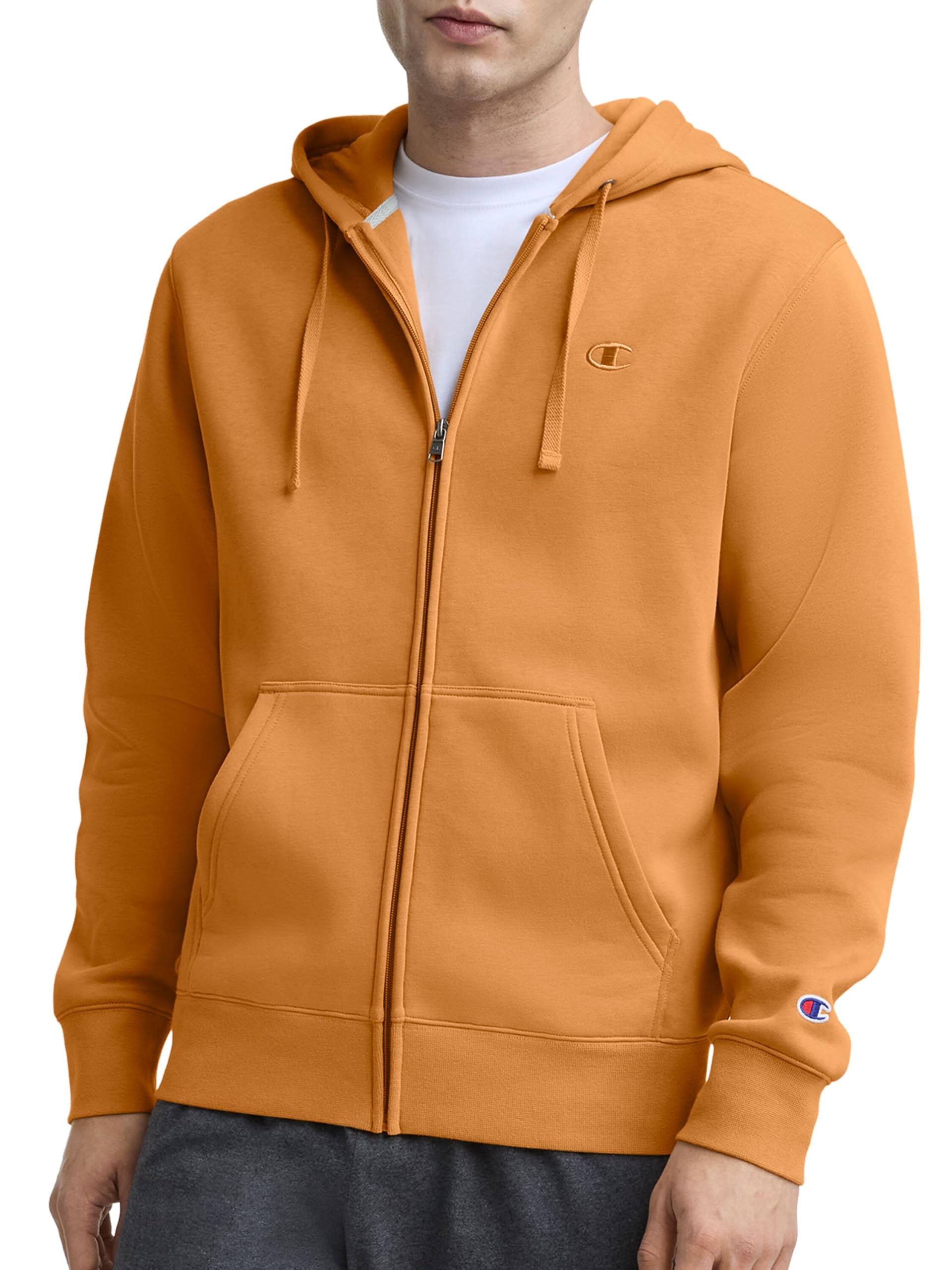 Men's Powerblend Full-zip Hoodie, Standard Fit, Midweight Fleece