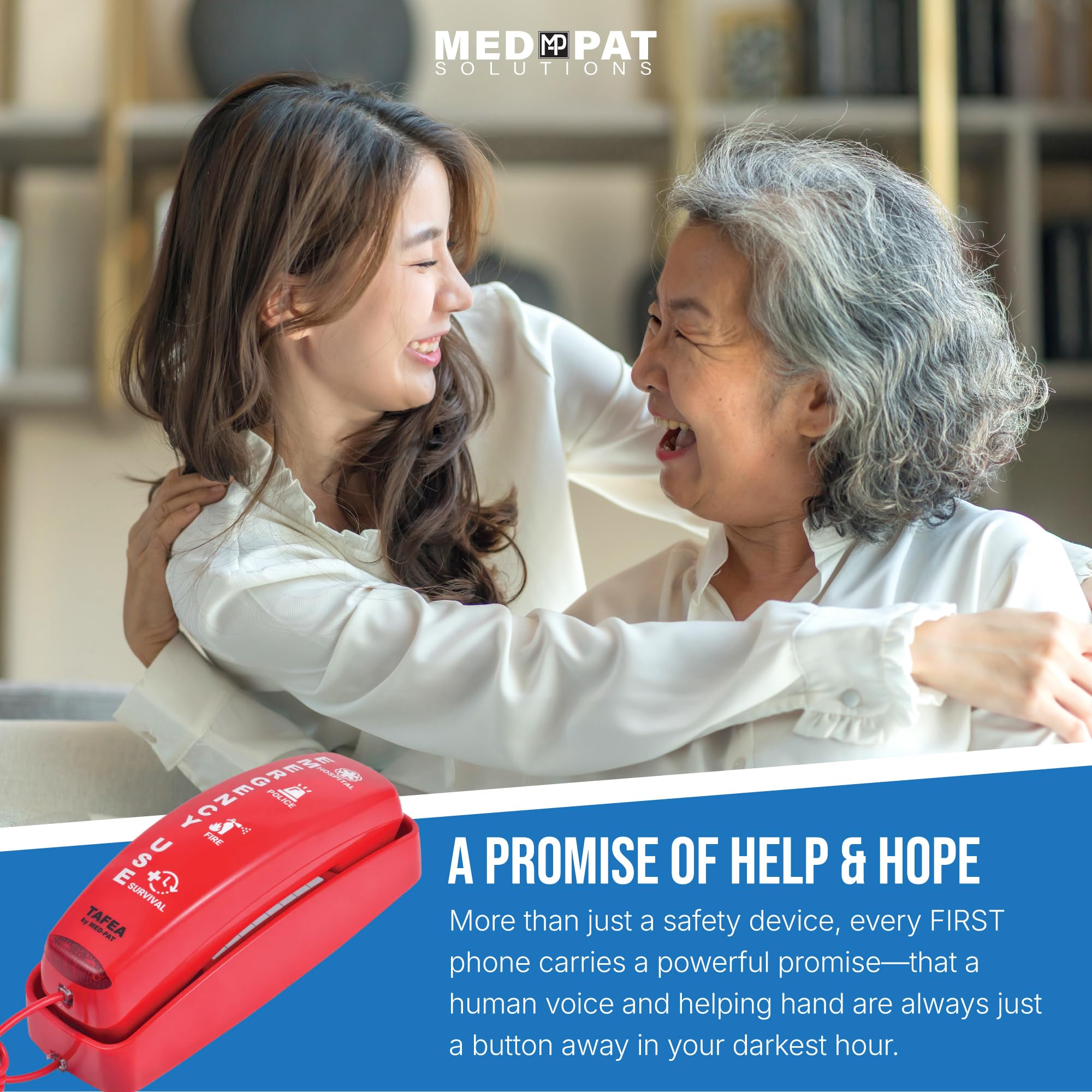 Med-Pat First by TAFEA Emergency One-Touch Dialer - Enhanced Microphone — Amazon image 7