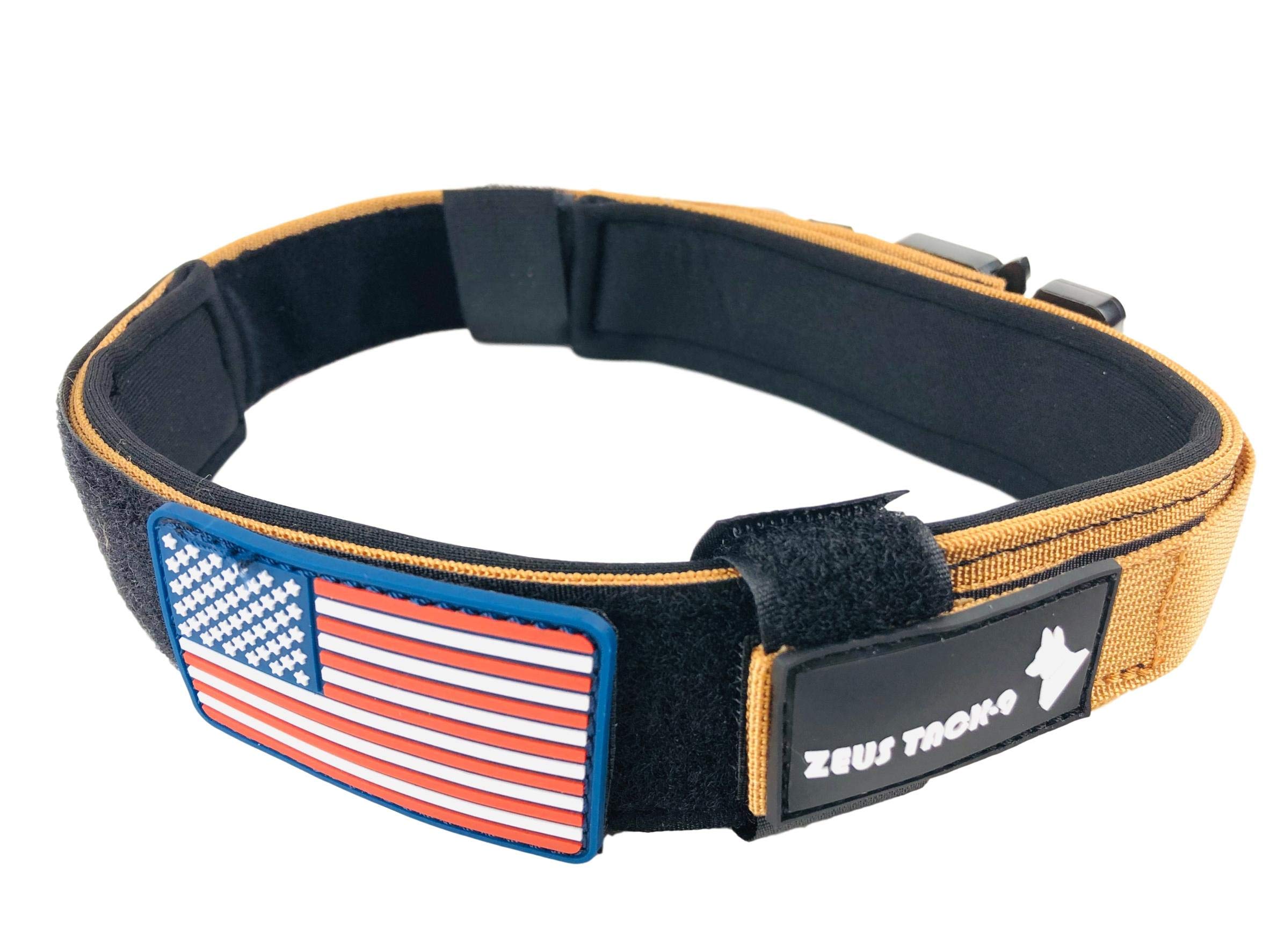 Buy ZeusTacK9 Tactical Dog Collar K9 Pet Dogs 1.5 Inch Wide Heavy