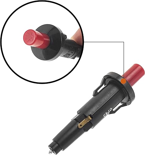 Miniatura 2 de 80462 Kit de encendido de repuesto para parrilla de gas Weber Q100 Q200, arrancador de fuego con botón