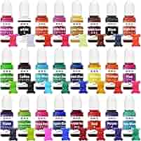 Amazon.co.jp: TYNRob レジン 着色剤 透明色 24色*10ml 【24色