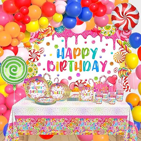 Candyland Birthday Decorations: Spectacular Sweet Treats for Unforgettable Parties