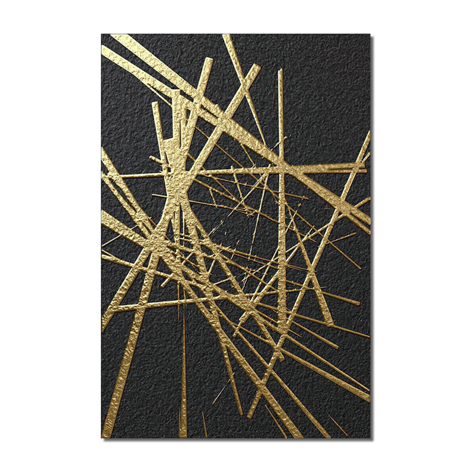 Posters En Prints Abstract Geel En Zwart Wall Art Pictures Nordic Canvas Schilderij voor Woonkamer Home Decor 70x100 cm x 3 Frameloos