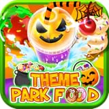 Funnel Cake food booth Halloween Theme Park Fair Food Maker – Make Dessert Foods, Amusement Parks Candy Pizza, Pumpkins, Ghosts, FREE Toy Prizes, Play Zombie Carnival Games in Kids Bake & Cook Chef Game for Boys & Girls