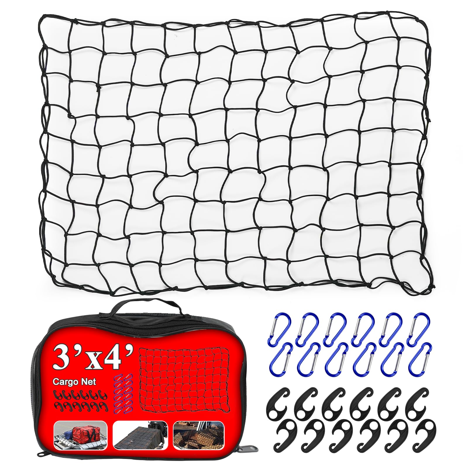 Cenipar 3x4 Bungee Cargo Net