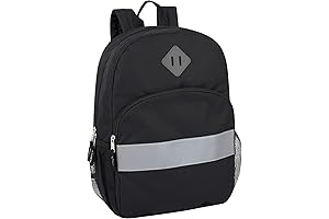 Trail maker Kids Reflective Backpack for School, Padded Shoulder Straps, Durable And...