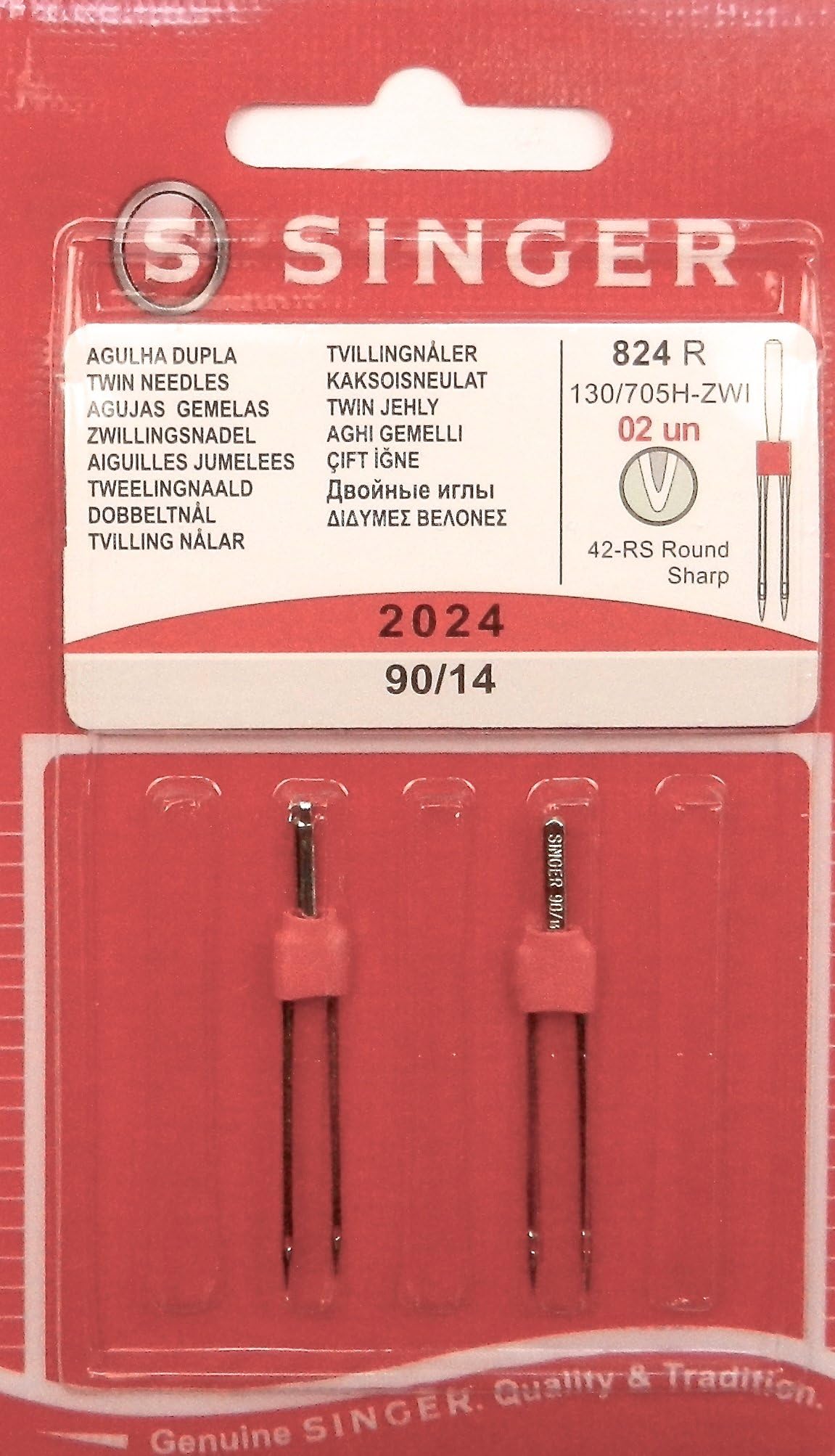 Singer 2 Original Universal Twin Needles, Sewing Machine Needles, 2024