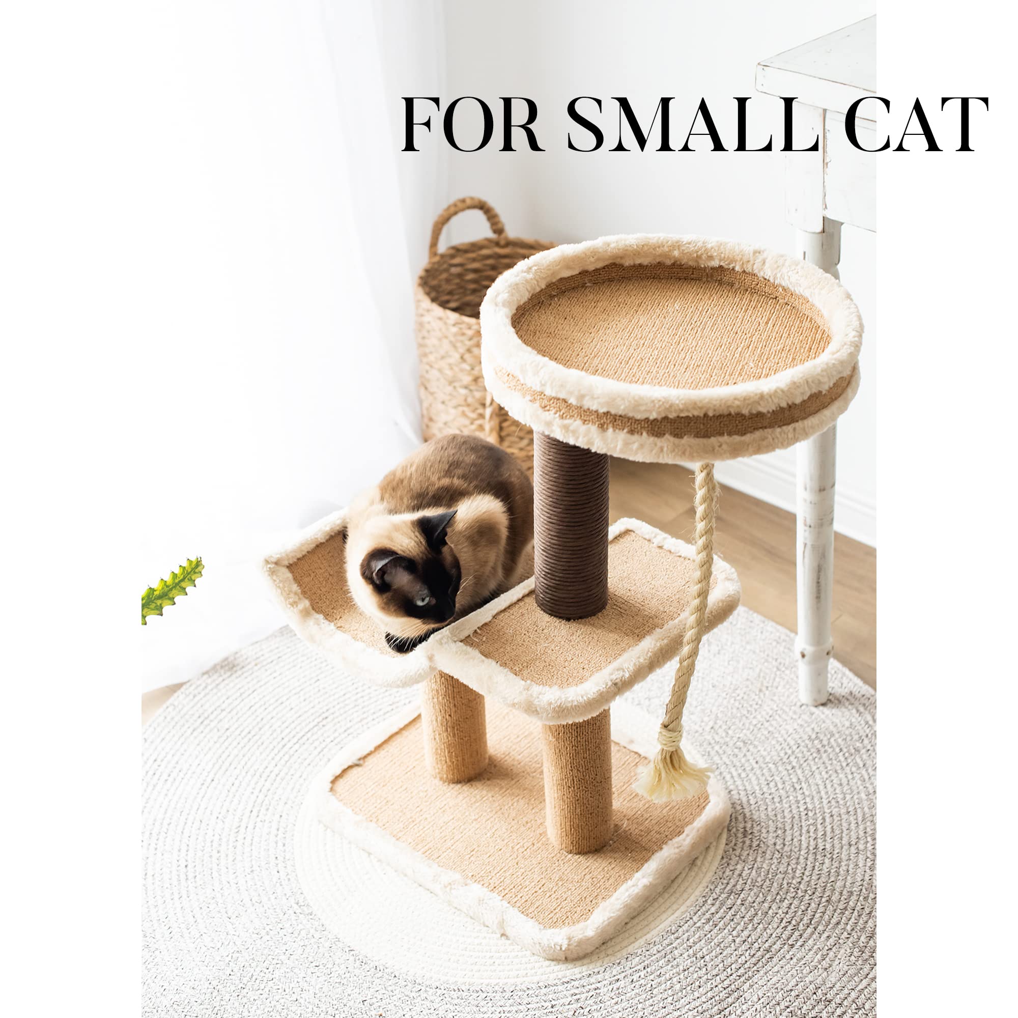Buy Catry Cat Tree with Scratching Post Cozy Design of Cat Hammock