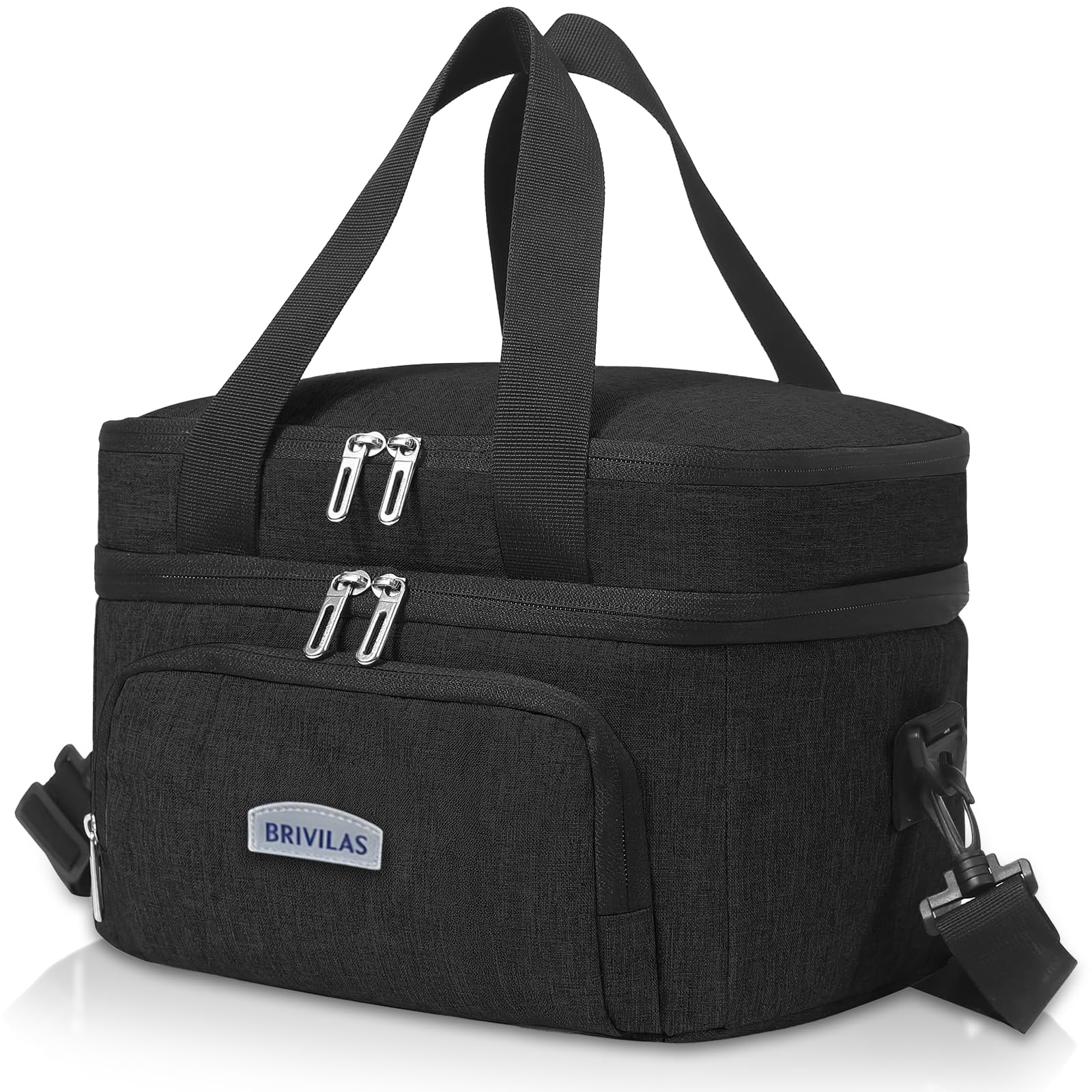 Bolsa Termica Porta Alimentos 30L Bolsa Nevera,Bolsa Comida Trabajo,Bolsa Porta Alimentos Impermeable con Correa Desmontable para Trabajo, Oficina, Picnic y Viaje