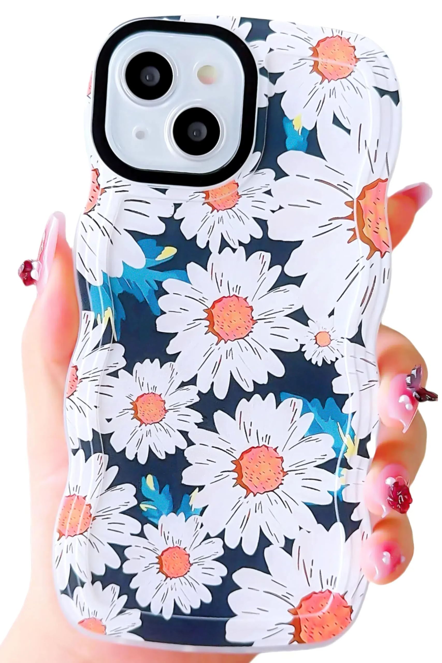Protection iPhone 13 Pro antichoc aux jolies fleurs douces - 7
