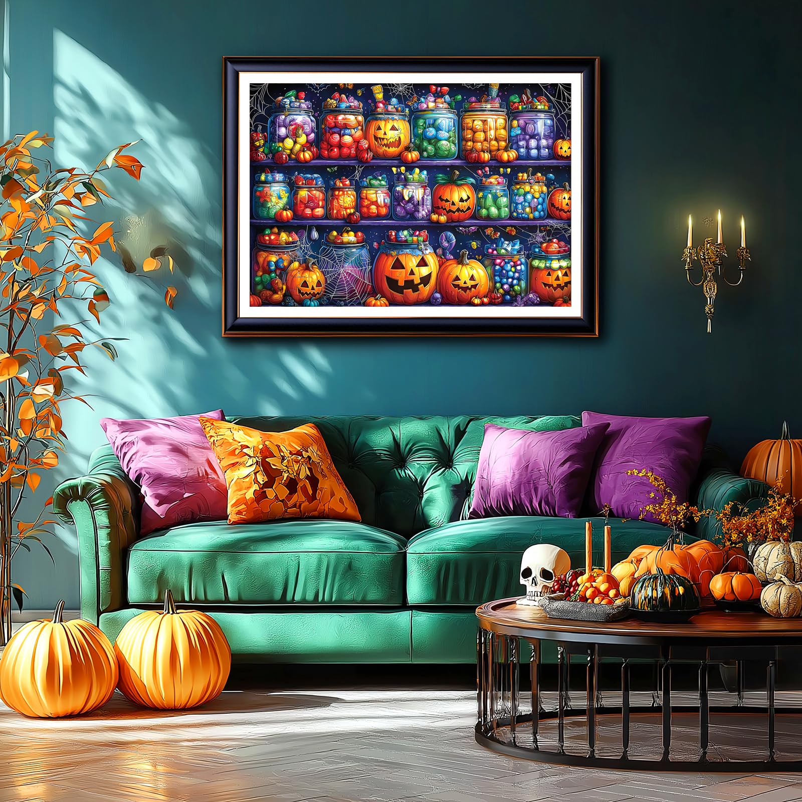 Amazon.com: Halloween Candy Jars 1000 Piece Puzzle for Adults