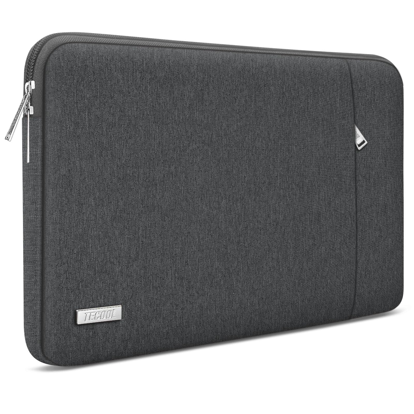 TECOOL 13 Inch Laptop Case Sleeve For MacBook Air 13 13.6 inch M4/A3240 2025 M3/A3113 2024 M2/A2681 M1/A2337 2022-2018, Macbook Pro 13 inch M2 M1 2022-2017,Protective Macbook case Sleeve,Black — view 10