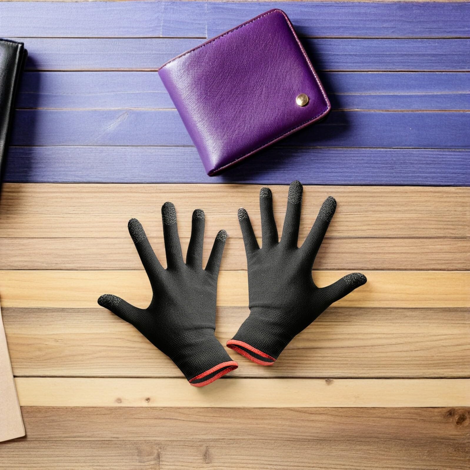 Hemobllo Guantes Para Juegos De Pantalla TáCtil Para TeléFono MóVil Guantes De Escalada Antideslizantes Y Transpirables Para Actividades Al Aire Libre Ajuste EláStico CóModo