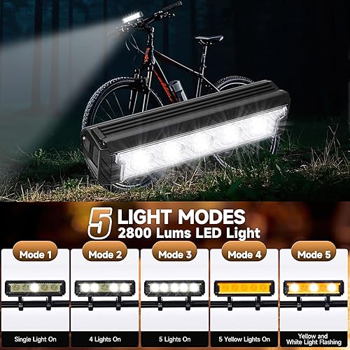 Miniatura 2 de Potente juego de luces para bicicleta recargables por USB
