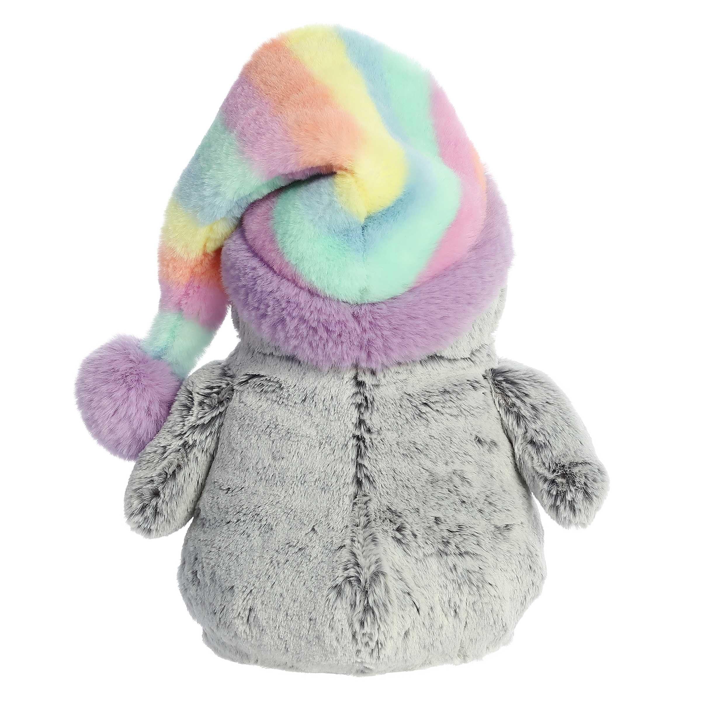 Amazon.com: Aurora Festive Pompom Penguin Pom Pom Rainbow Hat