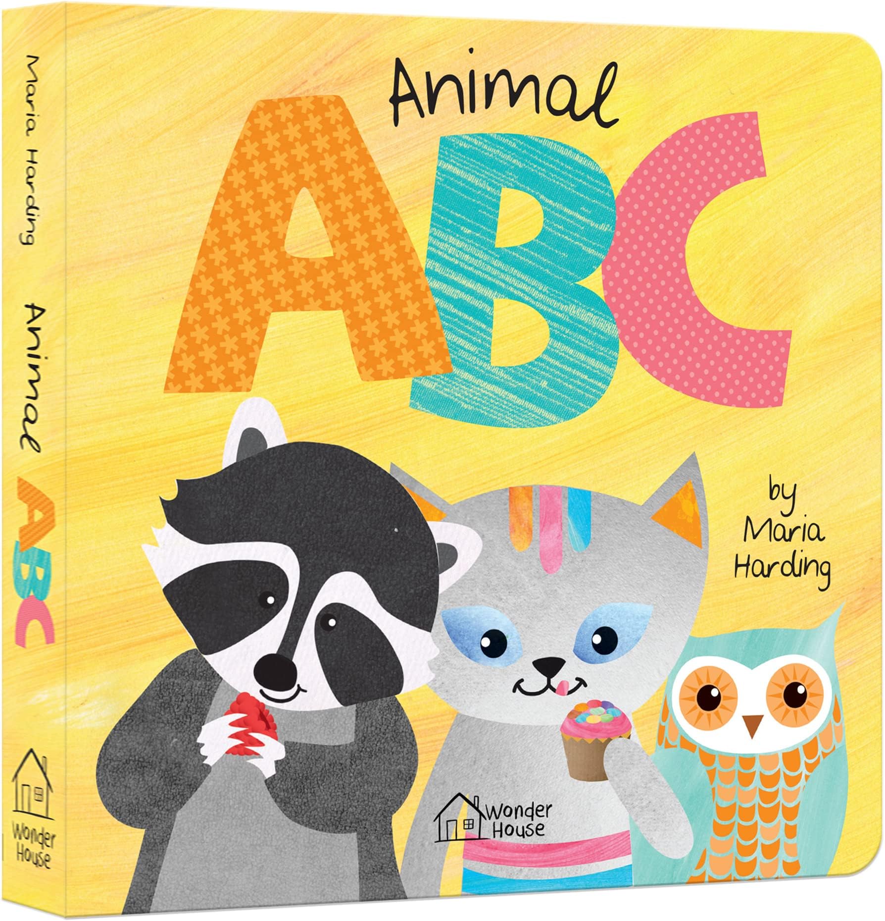 Animal ABC – Board Book for Kids: Playful Animals Teach A to Z with Bright Illustrations & Fun Rhymes | Learn the Alphabet with Tigers, Zebras, Elephants & More | Early Learning Alphabet Book for Babies, Toddlers & Preschoolers | Ages 2–6 Years